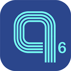 Quartet 6 (app icon) - the 'live' jazz standards play-along app for iOS