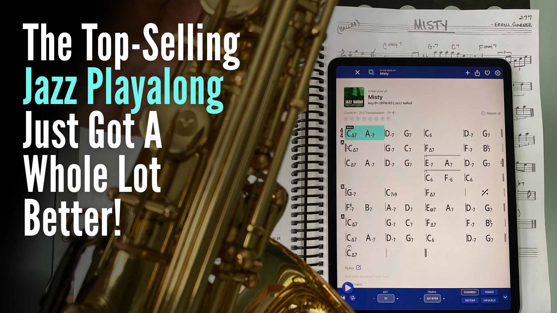 Quartet - The top selling jazz standards play-along app just got a whole lot better