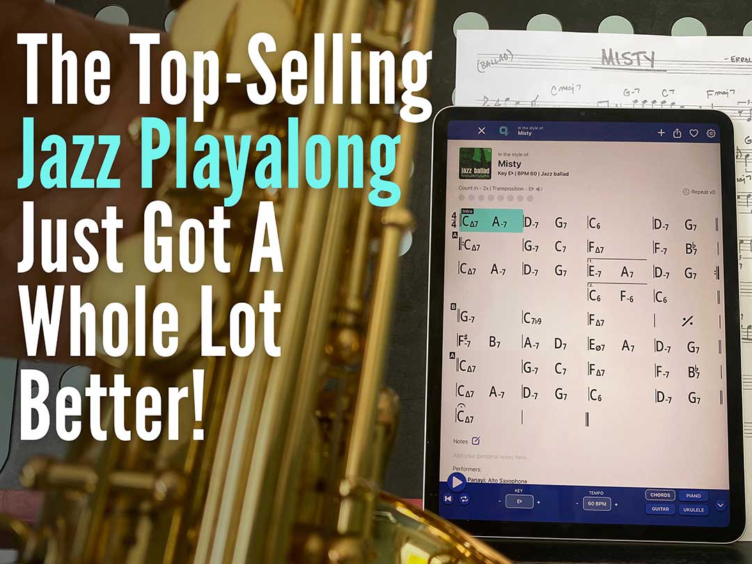 Quartet - The top selling jazz standards play-along app just got a whole lot better