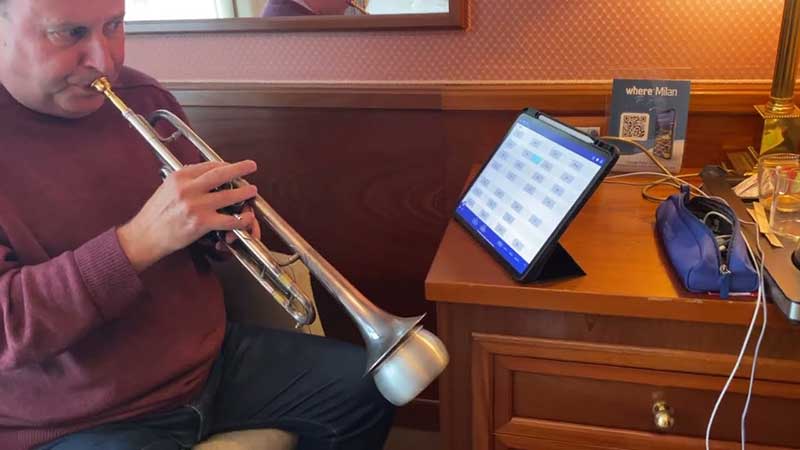 Martin Shaw (Trumpet) plays My Romance with the Quartet app - the ultimate jazz standards play-along app