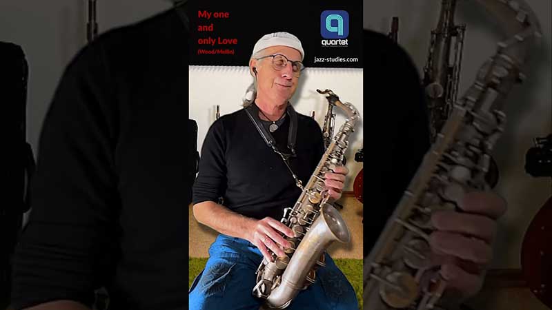 Martin Stolz plays My One and Only with the Quartet app - the ultimate jazz standards play-along app