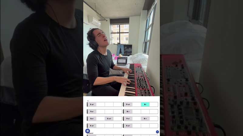 Omarito plays Four by Miles Davis with the Quartet app - the ultimate jazz standards play-along app