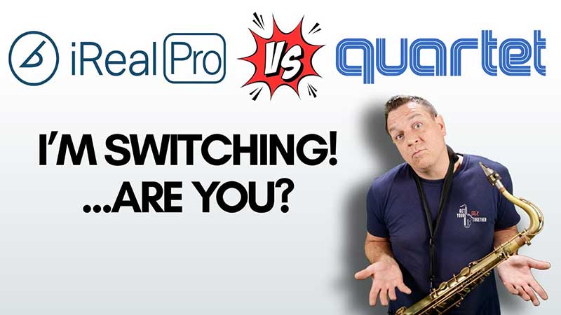 iReal Pro vs Quartet - Jamie Anderson (saxophone) says 